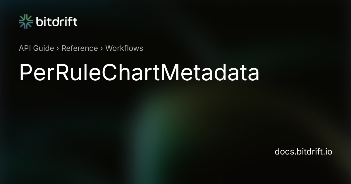 Workflows - PerRuleChartMetadata - bitdrift Capture Documentation