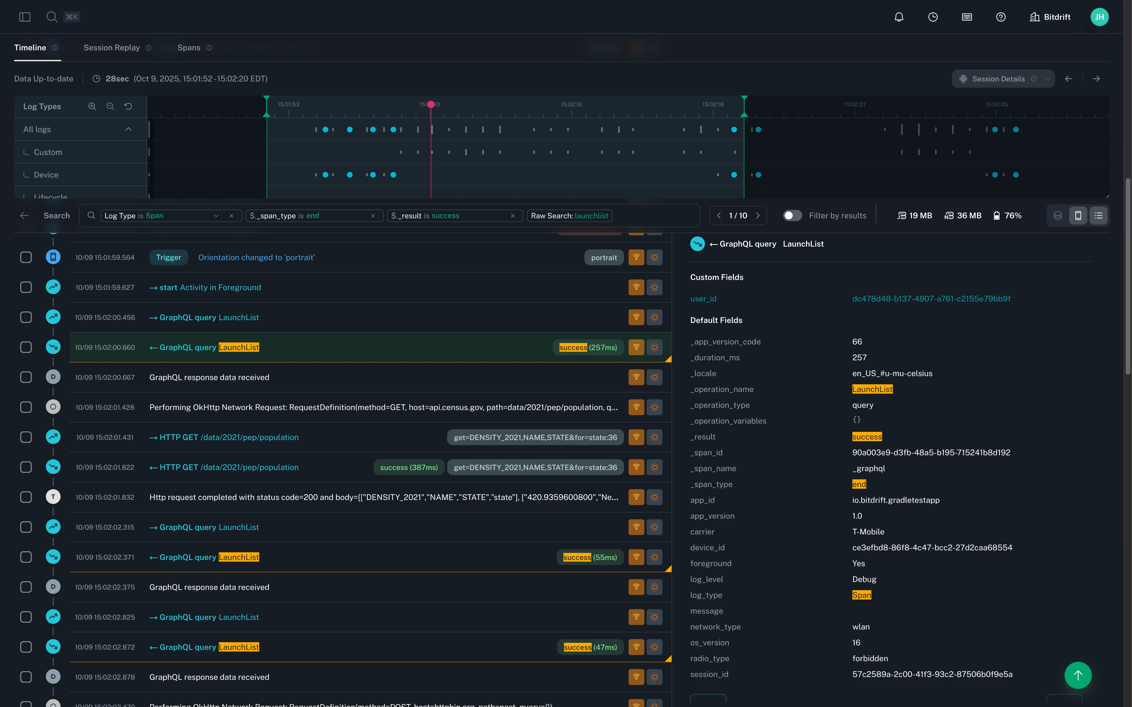 Filter by Time Range Screenshot Filter by Time Range Screenshot