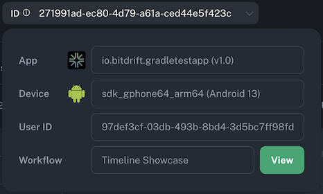 Session Details Screenshot Session Details Screenshot