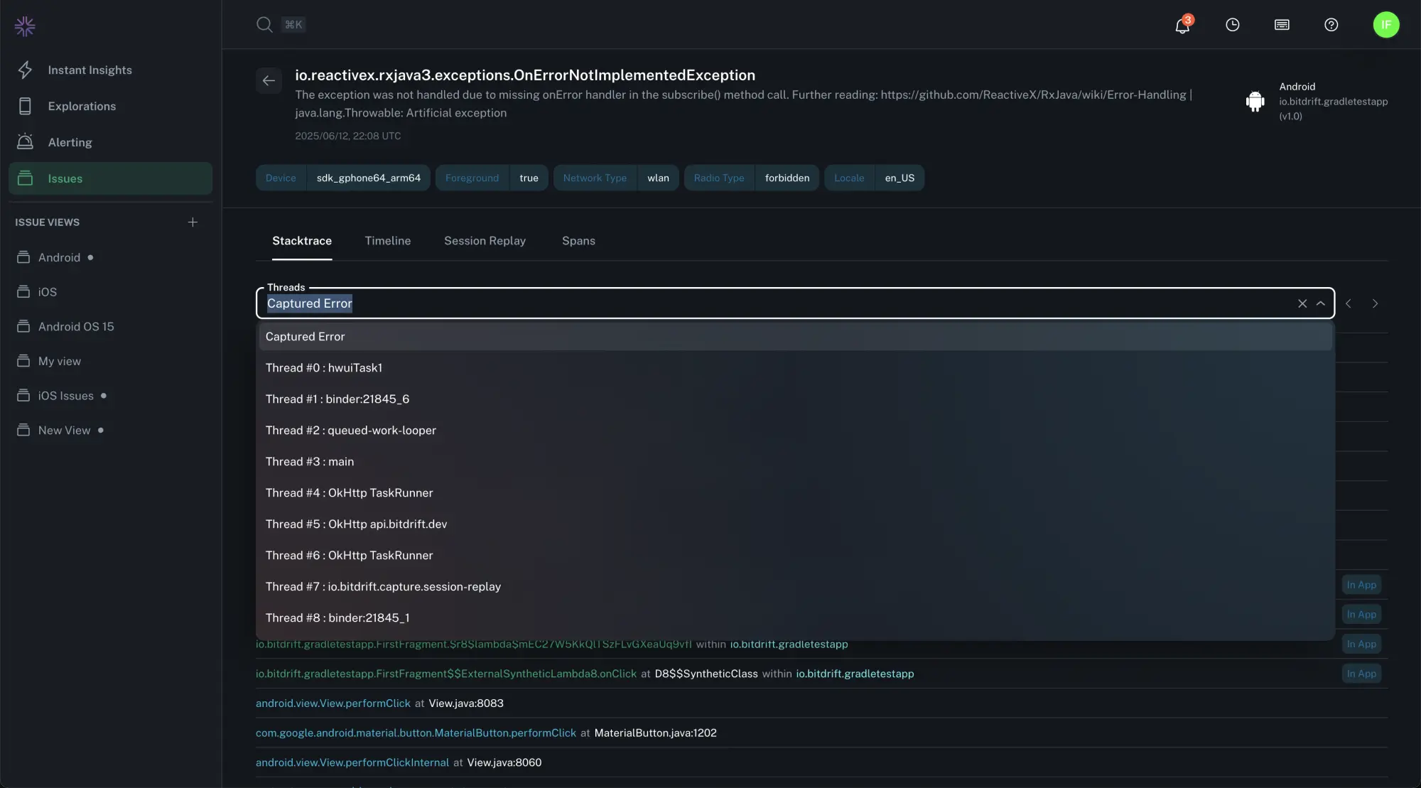 Thread navigation Thread navigation