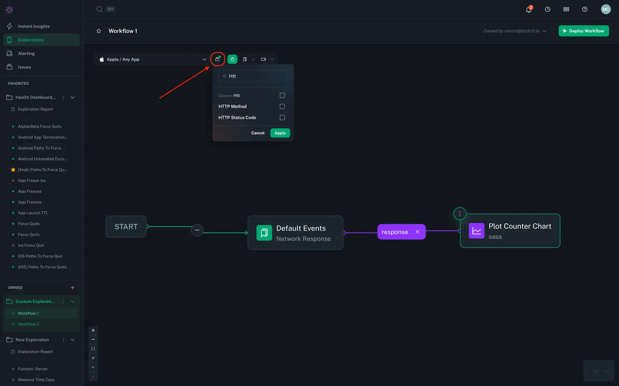 Adding variables to workflows Adding variables to a workflow